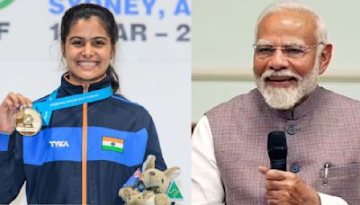 Paris Olympics 2024: PM Modi Congratulates Manu Bhaker For Winning Bronze In 10m Air Pistol Event