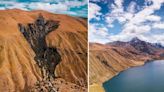 Esta es la montaña donde se puede apreciar el mapa del Perú: la silueta se formó de manera natural