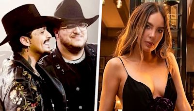 Grupo Frontera aclara si el tema que grabó con Christian Nodal se la dedicó a Belinda