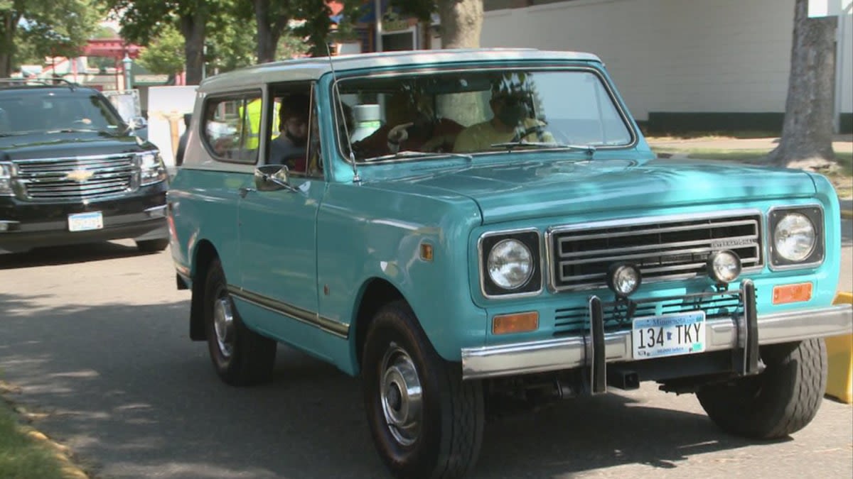 This is VP candidate Tim Walz's 1970 International Harvester Scout