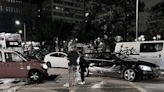 Private car driver and passengers flee the scene after taxi collision in Mong Kok - Dimsum Daily