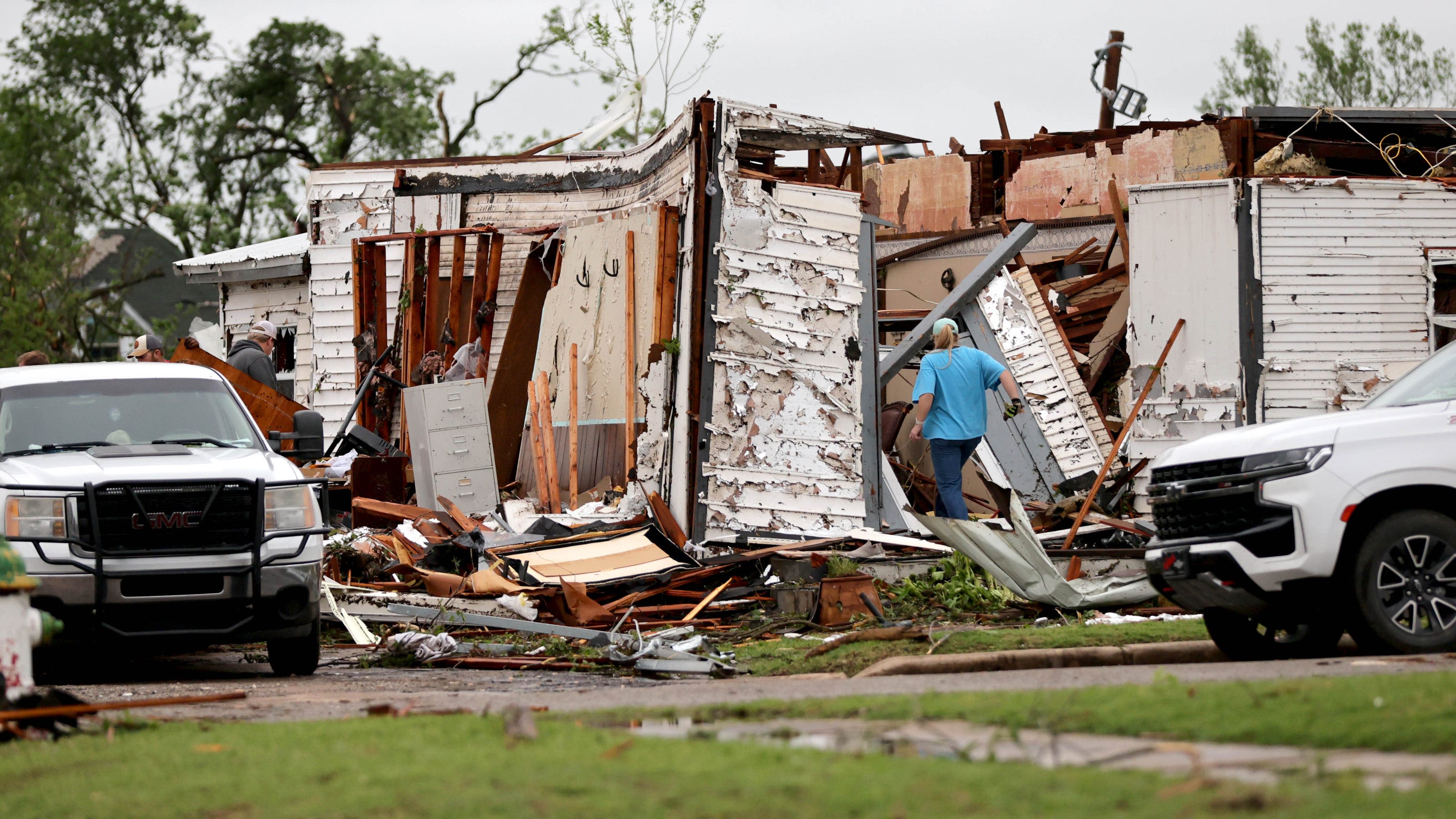 What towns in Oklahoma were hit by tornadoes this weekend? Map, severity