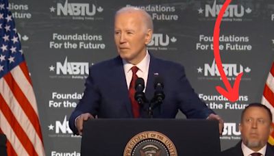 Priceless: Watch Look on Supporter’s Face Change When He Realizes Biden Just Lied to Entire Room