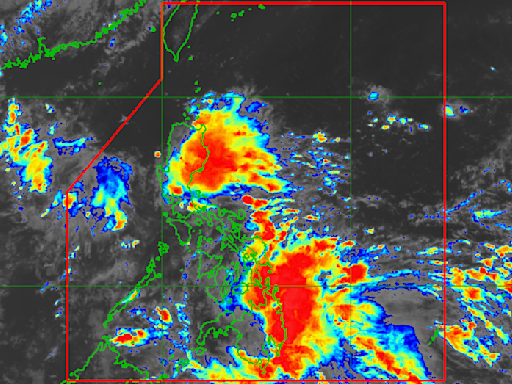 Low pressure area off General Santos City, ITCZ affecting Mindanao