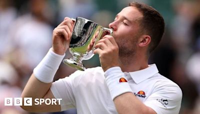 Wimbledon wheelchair finals: Briton Alfie Hewett wins singles and doubles titles