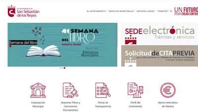 La web municipal de San Sebastián de los Reyes estrena diseño con los contenidos más organizados