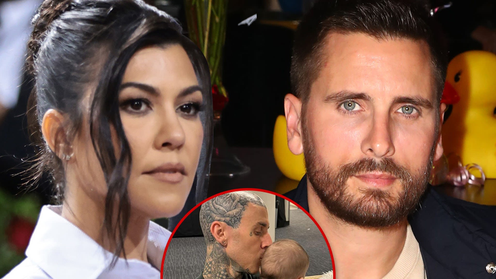 Kourtney Kardashian Snubs Scott Disick in Father's Day Message