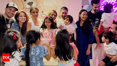 ...Inaaya Naumi’s 7th birthday party with Kareena Kapoor, Saif Ali Khan, Taimur, Jeh, Soha, Kunal Kemmu and more family members - Times of India