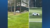 Man accused of driving onto Mass. golf course, nearly striking several players surrenders to police
