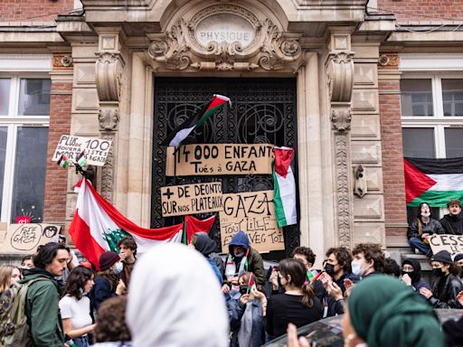 Las protestas propalestinas en universidades de EE.UU. se extienden a varias ciudades de Europa