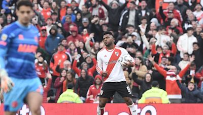 River y Lanús empataron 2 a 2 en el duelo de la sexta fecha de la Liga profesional de fútbol