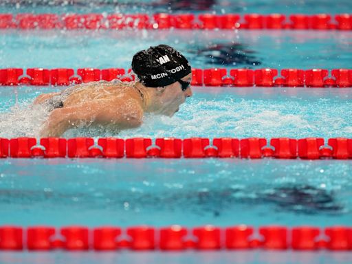Canadian swimmer Summer McIntosh wins gold in 200-metre butterfly at Paris Olympics