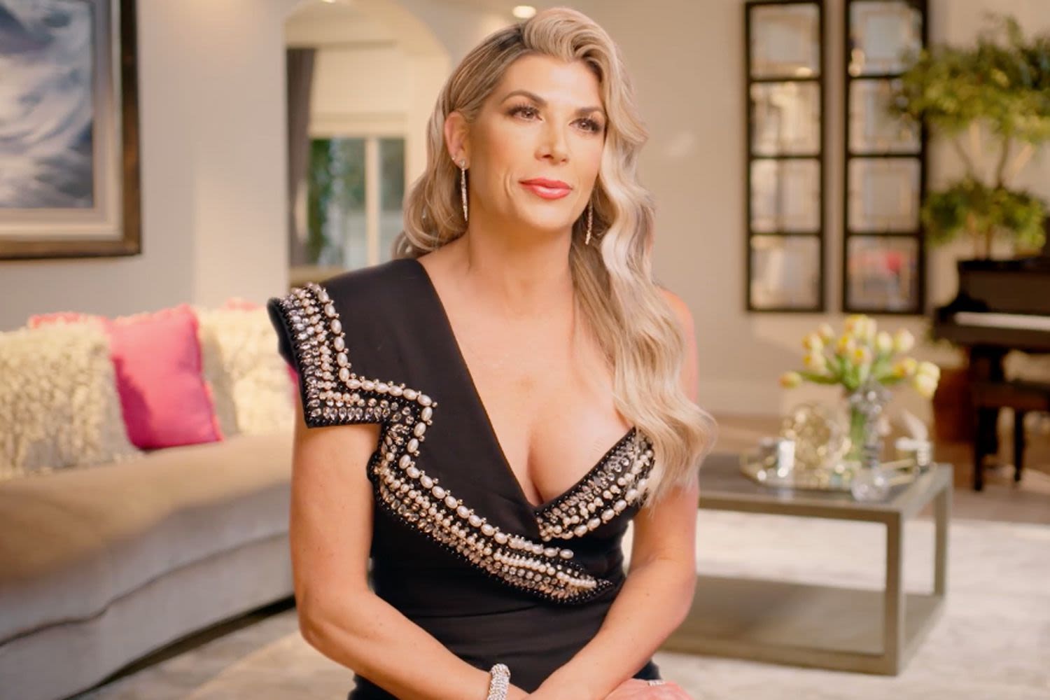 Alexis Bellino Makes Her 'RHOC' Return and Admits She and Boyfriend John Janssen Couldn't 'Fight the Feelings' — Watch