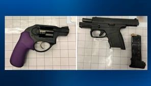 TSA stops 2 guns from getting on planes at Pittsburgh International Airport