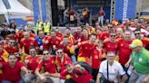 David Bisbal, flamenco y mucha fiesta en la fan zone de España en Gelsenkirchen