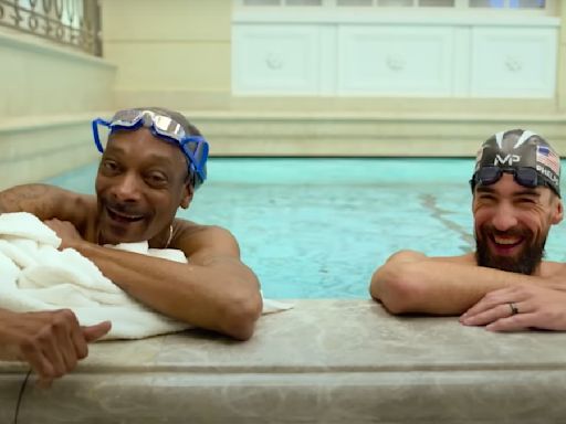 Snoop Dogg Goes Swimming with Michael Phelps at Olympics: Watch