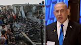 Rafah airstrike that killed dozens of displaced Palestinians was 'tragic mistake', says Israel's Netanyahu