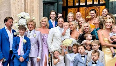 Rod Stewart Reunites with All 8 of His Kids at Son Liam's Wedding — See the Rare Photos!