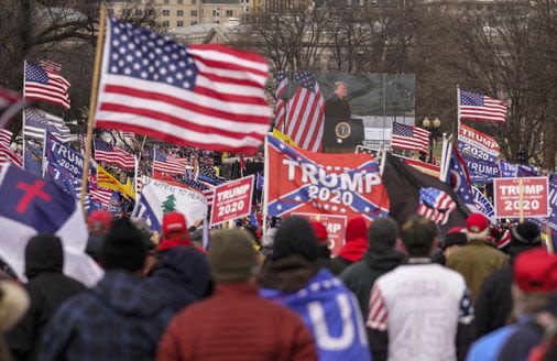 Let’s talk about Donald Trump and American flags - The Boston Globe