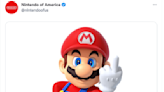 Twitter Blue checkmark impersonators include Mario giving the finger on 'Nintendo' account