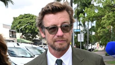 Simon Baker arrives at court to face sentencing for drink-driving