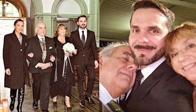 Carla y Álvaro Ballero llevaron a sus padres al altar en celebración de bodas de oro