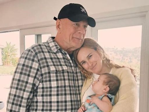 De la dulzura de Bruce Willis con su primera nieta a los “permitidos” de Demi Moore en su rol de abuela