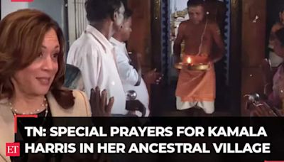 Kamala Harris’ ancestral village celebrates her Presidential nomination with ‘special Pooja’