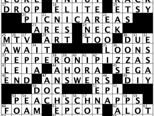 Off the Grid: Sally breaks down USA TODAY's daily crossword puzzle, Split Peas