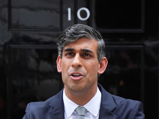 Sunak apologises for Tory electoral disaster and confirms plan to quit as leader