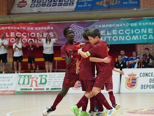 La selección murciana sub-10, a la final del Campeonato de España