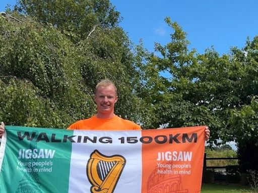 Offaly adventurer Caolan Kelly to hike 1,500km from Paris to Rome in aid of Jigsaw