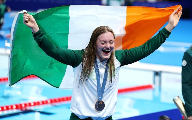 Team Ireland wins its first 2024 Olympic medal after superb swim by Mona McSharry