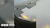 Jet flames sparked by engine failure and fuel leak - investigators