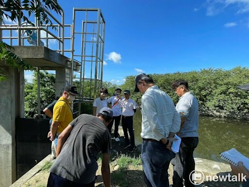 陳亭妃赴佳里北門會勘災後重建工程 南勢里水霸頭將設置抽水機