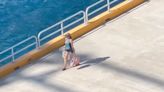Cruise ship passengers jeer 'entitled' woman who held up departure