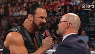 WWE Raw: Adam Pearce Denies Request To Lift Drew McIntyre's Suspension