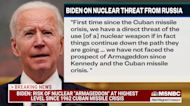 Biden compares nuclear risk from Russia in Ukraine to Cuban missile crisis