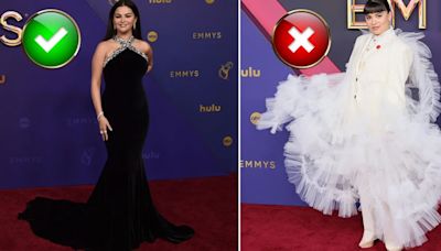 Premios Emmy 2024: quiénes fueron los mejor y peor vestidos de la alfombra roja