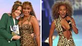 Mel B Revives Her Scary Spice Era in Leopard-print Roberto Cavalli Jumpsuit, Talks ‘Brutally Honest’ Book on ‘The Drew Barrymore...