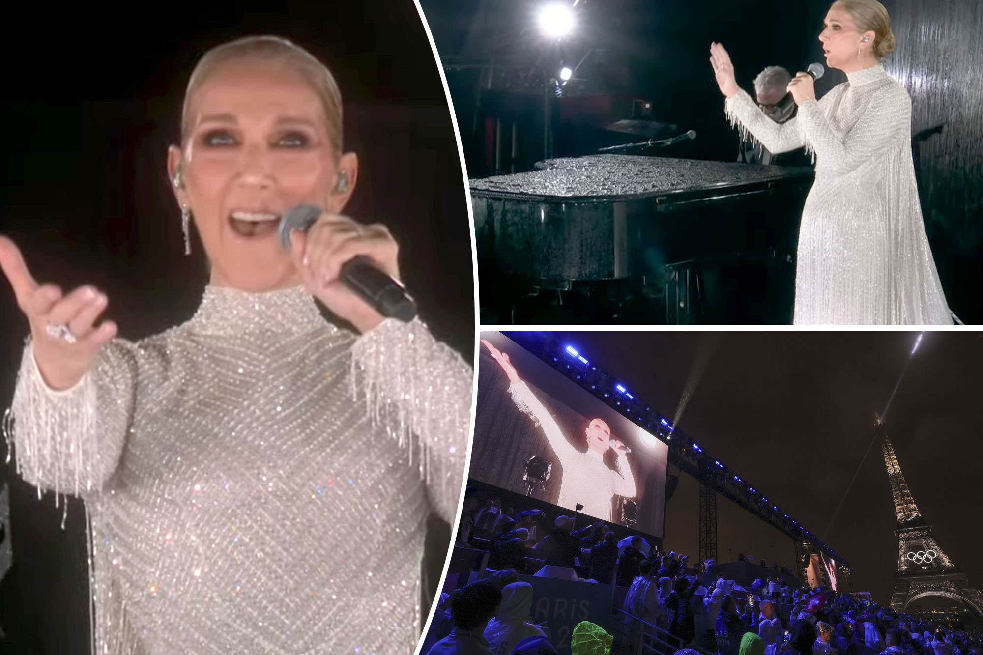Celine Dion delivers emotional comeback performance on Eiffel Tower at Olympics 2024 Opening Ceremony