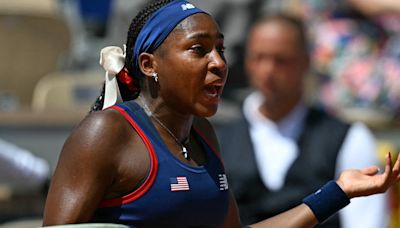 Coco Gauff Tears Up During Argument W/ Umpire In Shocking Olympic Elimination