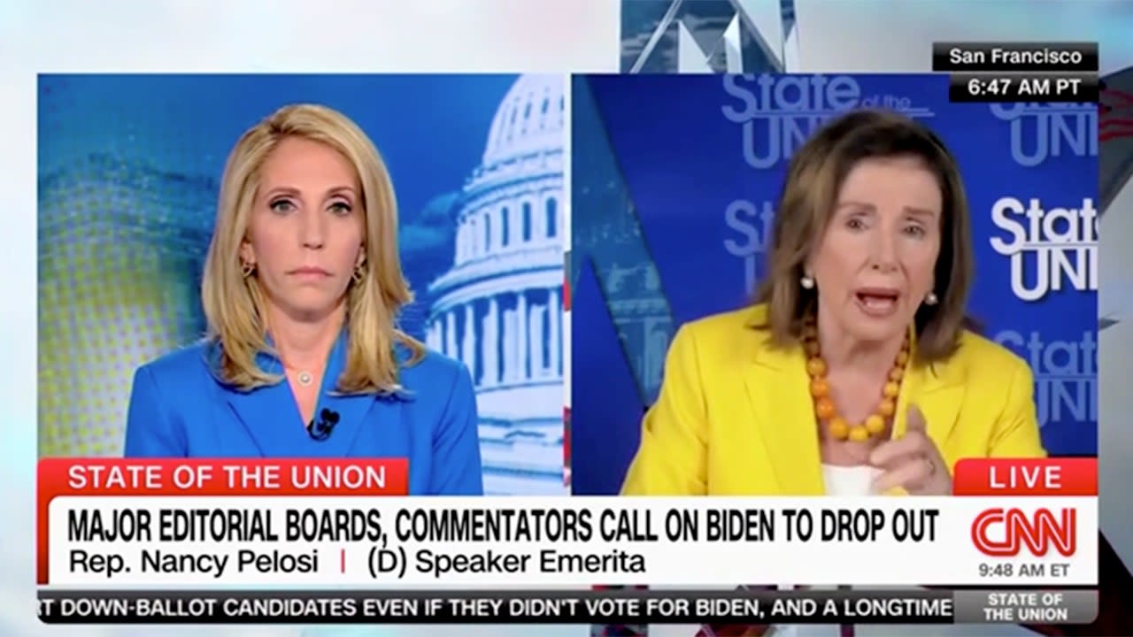 Nancy Pelosi defends President Biden after debate, claims health professionals say Trump has 'dementia'