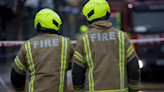 Lightning strike causes house to set on fire