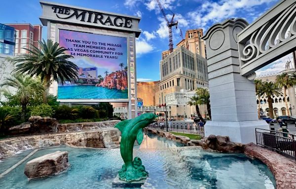 Saying goodbye to the Mirage casino in Las Vegas