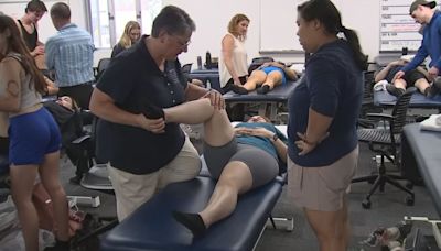 NAU’s new hybrid PT program brought students from all over the country to train this week