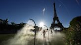 Paris Olympics brings out hoses and misters to cool down fans during heat wave