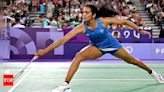PV Sindhu storms into Paris Olympics women's singles pre-quarterfinals | Paris Olympics 2024 News - Times of India