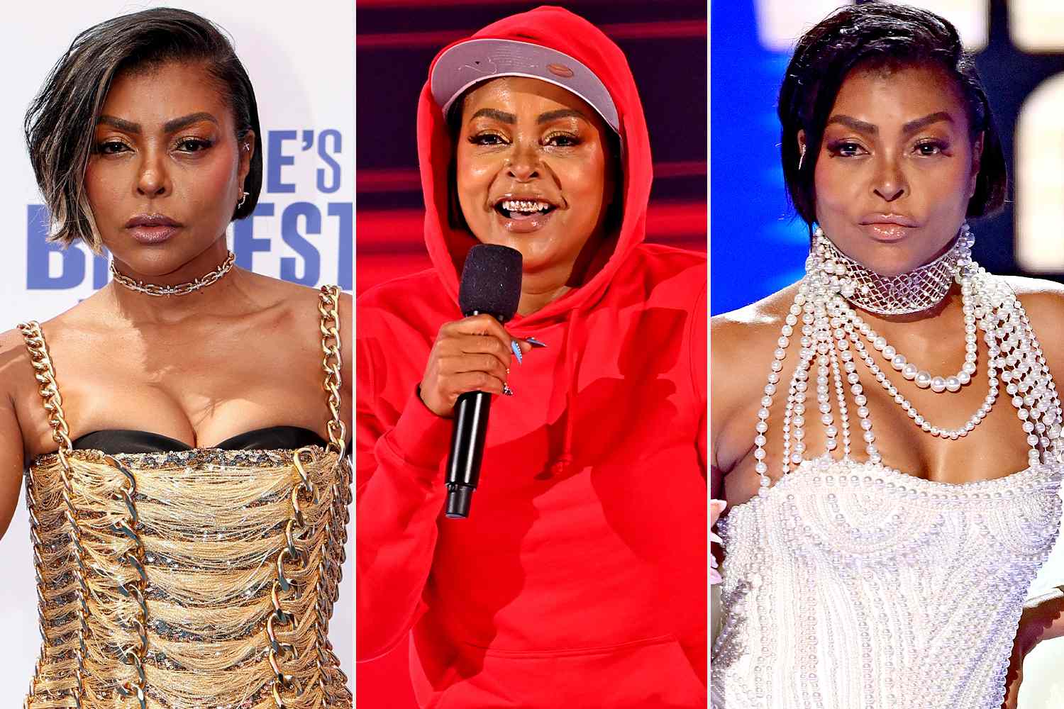 Taraji P. Henson Brings Head-Turning Outfit Changes While Hosting the 2024 BET Awards — See Them All!