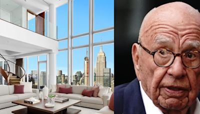 Rupert Murdoch just slashed the price of his Manhattan penthouse by half. See inside the $28.5 million apartment he can't seem to sell.